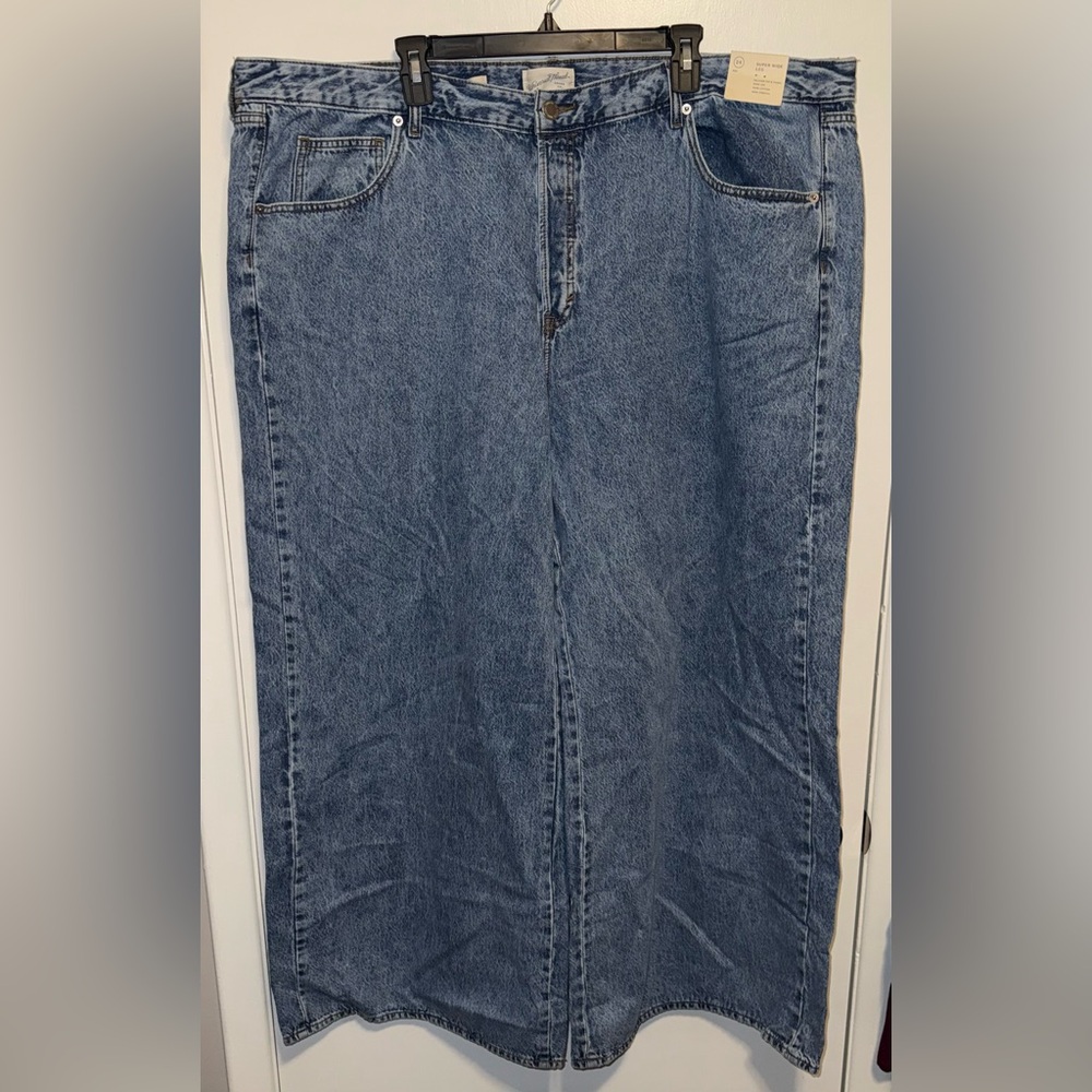 Universal Thread Women's Blue Super Wide Leg Jeans